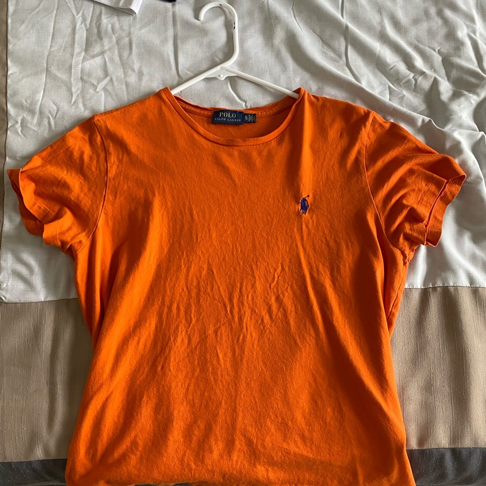 Polo Ralph Lauren T Shirt, Size YXL, Orange